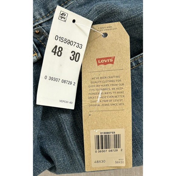 Levi's 559 Men's Relaxed Straight Fit Jeans Big & Tall Size 48x30 NWT - Picture 6 of 6